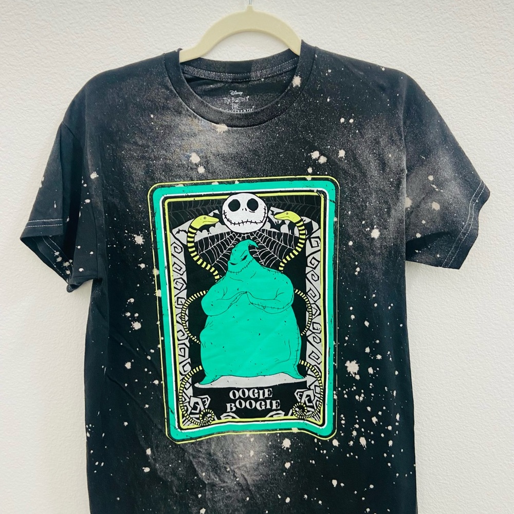 Disney Black Oogie Boogie Short Sleeve Tee